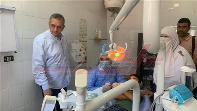  أبوالسعد: يتفقد الخدمات الصحية بوحدة السالمية بفوه في كفر الشيخ