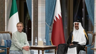 أمير دولة قطر يبحث هاتفيًّا مع رئيسة وزراء إيطاليا آخر المستجدات الإقليمية والدولية
