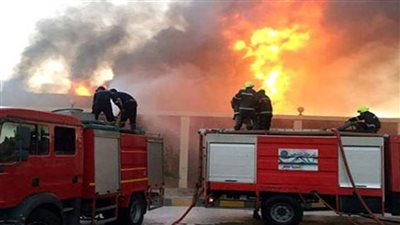  الحماية المدنية تسيطر على حريق بوادى النقرة بنصر النوبة