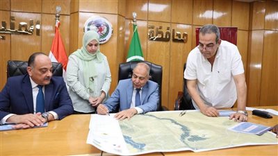 محافظ المنيا يعتمد الحدود الإدارية النهائية مع المحافظات المجاورة