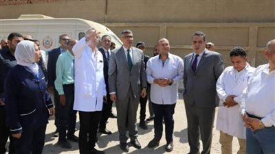 محافظ الجيزة يتفقد مستشفى الحوامدية العام