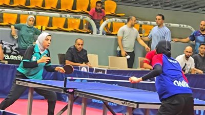 مواعيد اليوم الأول للدورة المجمعة الثانية لدوري تنس الطاولة للرجال والسيدات بالإسماعيلية