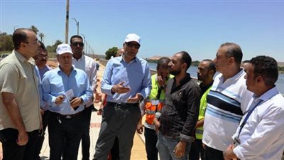 محافظ أسوان يشدد على سرعة الانتهاء من مشروع توسعة وتطوير كورنيش النيل الجديد بتكلفة 339 مليون جنيه