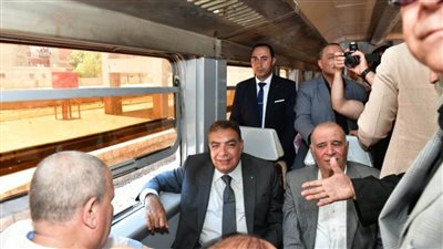 محافظ الدقهلية ورئيس السكة الحديد يفتتحان وصلة قطار قلين المنصورة 