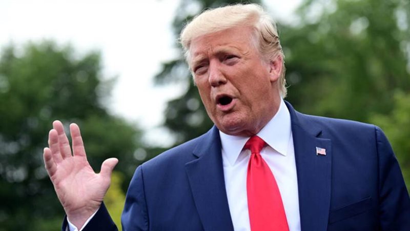 الرئيس الأمريكي دونالد