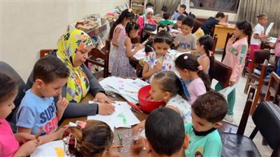 «قصور الثقافة» تحتفل بذكرى ثورة 30 يونيو مع أطفال قصر أحمد بهاء الدين بأسيوط