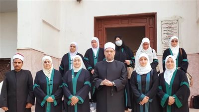 واعظات الأوقاف يقدمن واجب العزاء في ضحايا المنوفية 
