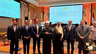 وزير الأوقاف يشارك في الاحتفال باليوم الوطني المصري في الفلبين