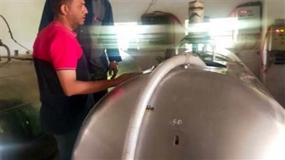 ضبط 11 طنًا من اللبن غير الصالح للاستهلاك 