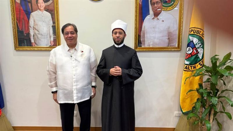 وزير الأوقاف مع وزير