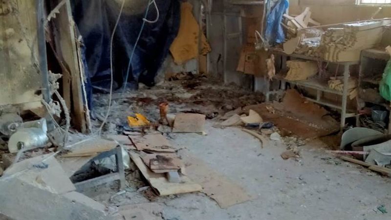 انفجار المصنع