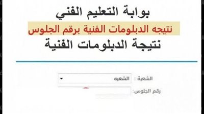 عاجل| موعد نتيجه الدبلومات الفنيه 2025 الدور الاول برقم الجلوس..استعلم فور إعلانها
