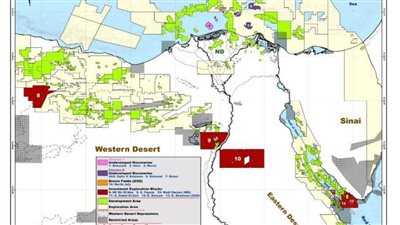 البترول: إغلاق التزايد على عدد من المناطق بالبحر المتوسط وخليج السويس والصحراء الغربية