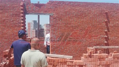 إزالة مخالفات البناء بدون ترخيص بكفر الشيخ 