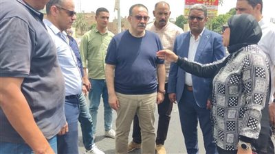 محافظ أسيوط يتفقد أعمال الرصف بأبنوب بتكلفة 28 مليون جنيه