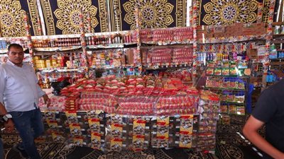 جولات تفقدية لسوق اليوم الواحد بالحامول لتوفير السلع الغذائية والاستهلاكية 