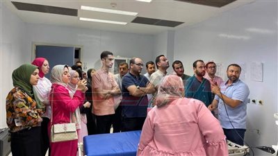 ورشة عمل تدريبية لأطباء الأمراض الصدرية بكلية الطب البشري بكفر الشيخ