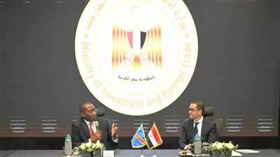 وزير الاستثمار يبحث مع نائب رئيس وزراء الكونغو تعزيز العلاقات الاقتصادية