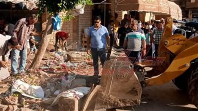 رفع الإشغالات والعشوائيات بعاصمة كفر الشيخ 