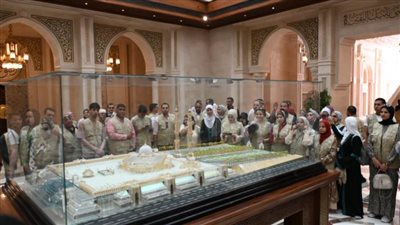 وفد اتحاد بشبابها يزور دار القرآن الكريم بمسجد مصر 