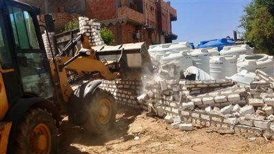 أسوان: تكثيف جهود إزالة التعديات على أراضى الدولة ضمن المرحلة الثالثة من الموجه الـ26