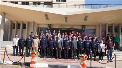 لأول مرة وفد جامعة سوهاج في ضيافة الكلية الجوية