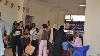 حماة الوطن ينظم قافلة طبية مجانية بمدينة 15 مايو جنوب القاهرة