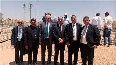 نقيب المحامين يتفقد أعمال استكمال إنشاء المركز الطبي والعمارات السكنية بمدينة 6 أكتوبر