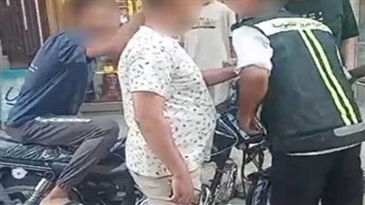 كشف ملابسات فيديو لقائد دراجة نارية بدون لوحات يسير عكس الاتجاه بالقليوبية