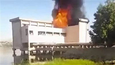 الحماية المدنية بأسوان تسيطر على حريق بمحطة ري بقرية سلوا بحري بأسوان