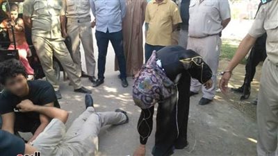  إجراء معاينة تصويرية لجريمة قتل زوج ارتكبتها ربة منزل وأولادها