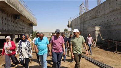 محافظ المنيا يتفقد محطة مياه على باشا حلمي وتوسعات محطة مطاي