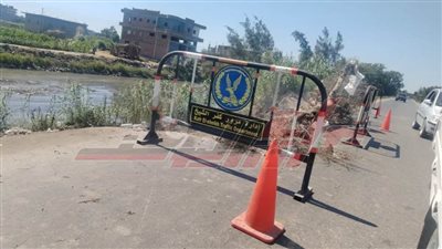 إصلاح انهيار جزئي بطريق 