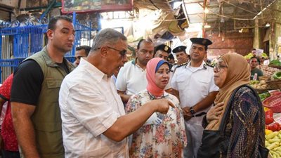 محافظ الإسكندرية يتفقد شوارع بنطاق حي شرق والمنتزه أول