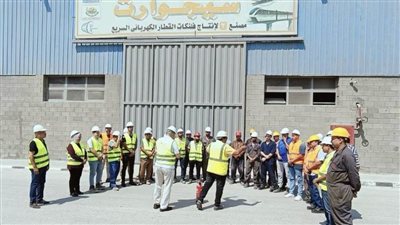 وزارة قطاع الأعمال تنظم وقفة توعوية لرفع الوعي بإجراءات السلامة والصحة المهنية