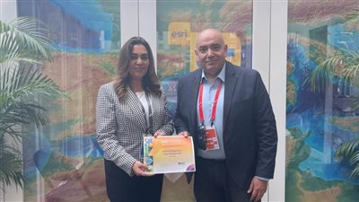 وزيرة التنمية المحلية تلتقي المهندس سهيل العُبد رئيس الاستراتيجيات بشركة Esri العالمية