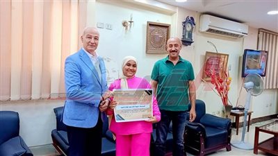 تكريم الفائزين بالمركز الأول في مسابقة كنوز مصرية 