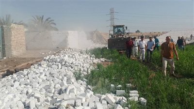 الموجة 26 إزالة 683 حالة تعدٍ على الأراضي الزراعية وأملاك الدولة بالمنيا