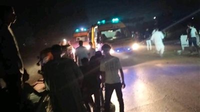 مصرع ربة منزل وابنتها وإصابة 3 آخرين من أبنائها بحادث بالبحيرة 