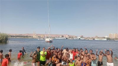  شواطئ الغلابة بأسوان.. مصايف مواجهة أشعة الشمس الحارقة 