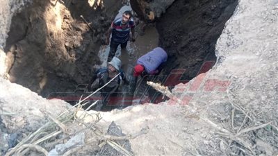 إصلاح هبوط أرضي وإعادة تمهيد الطرق بكفر الشيخ 