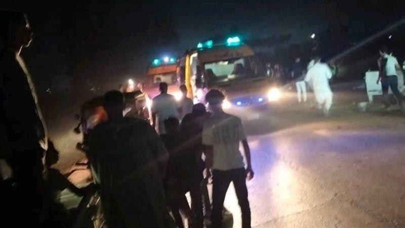 مشهد من الحادث