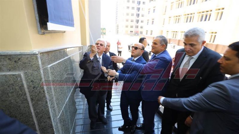 افتتاح مبني المدرجات