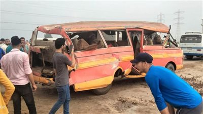 نقل 20 مصابًا في حادث تصادم على طريق الإسماعيلية القديم لمستشفيات الرعاية ببورسعيد