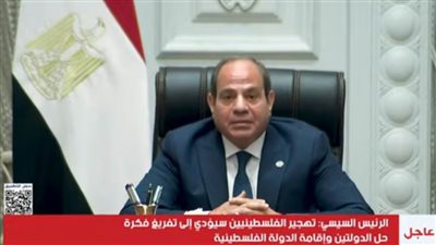 عاجل.. الرئيس السيسي: حريصون منذ 7 أكتوبر 2023 على المشاركة الإيجابية مع شركائنا من أجل غزة