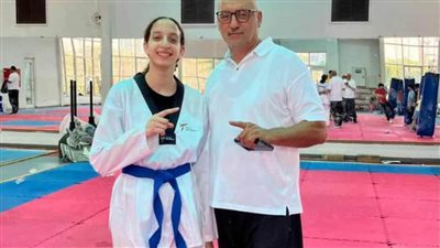 فيروز حسام تحصد المركز الأول في تجارب منتخب ناشئي التايكوندو