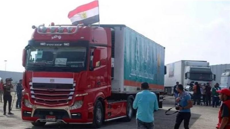 شاحنات المساعدات