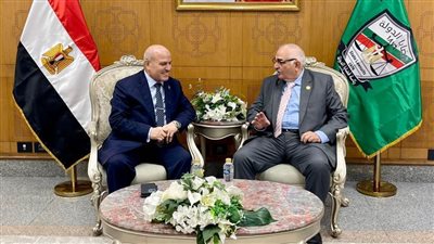 رئيس مجلس الدولة يستقبل رئيس هيئة النيابة الإدارية لتقديم التهنئة له