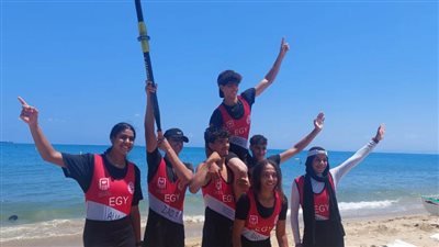 مصر تستحوذ على الميداليات الذهبية في التجديف الشاطئي بدورة الألعاب الأفريقية للمدارس 