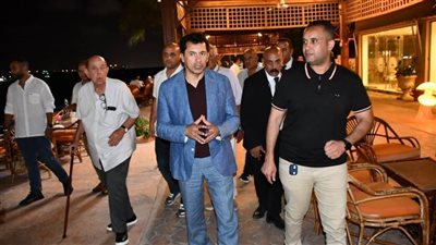 وزير الرياضة يتفقد نادي السيارات والرحلات المصري بالعلمين 